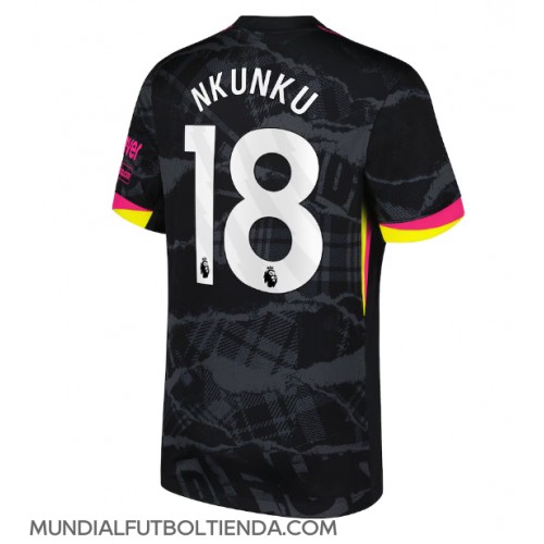 Camiseta Chelsea Christopher Nkunku #18 Tercera Equipación Replica 2024-25 mangas cortas